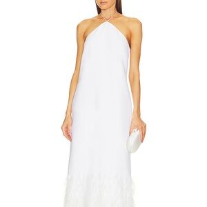 Alexis Izzie - White Halter Sundress for Brides